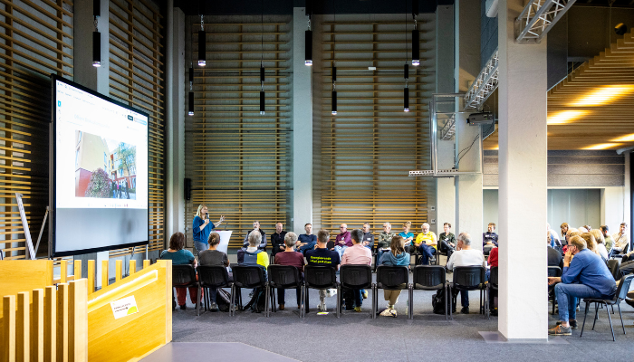 Workshop-Session in der Parkgalerie während des Bürgerenergie-Konvents 2026.